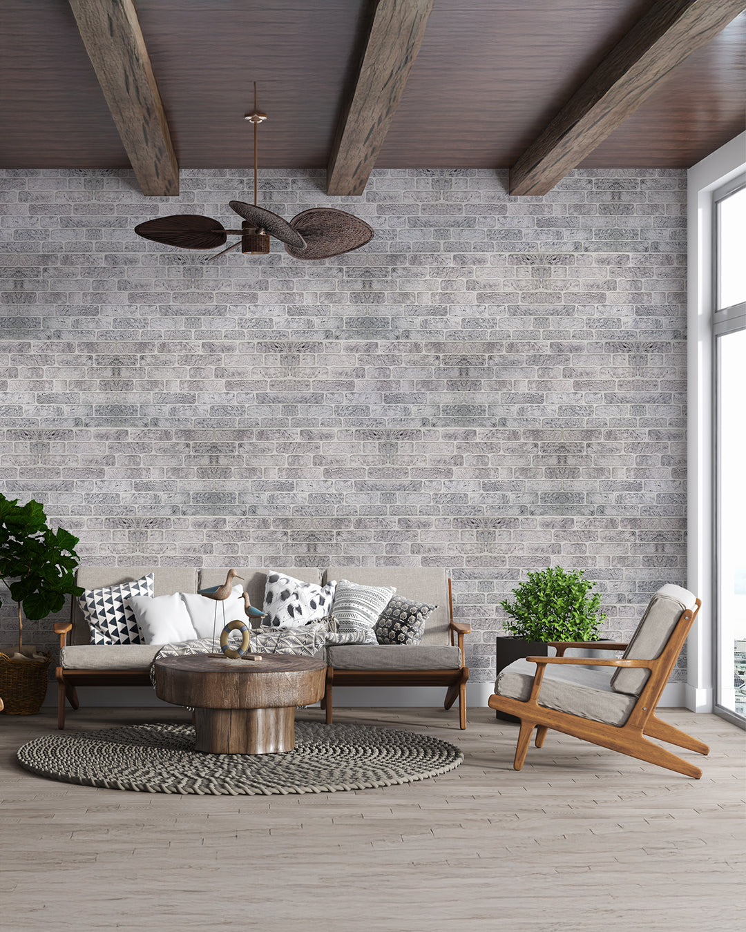 White Grey Artilel: L-1702 Lykienstein Wandverkleidung