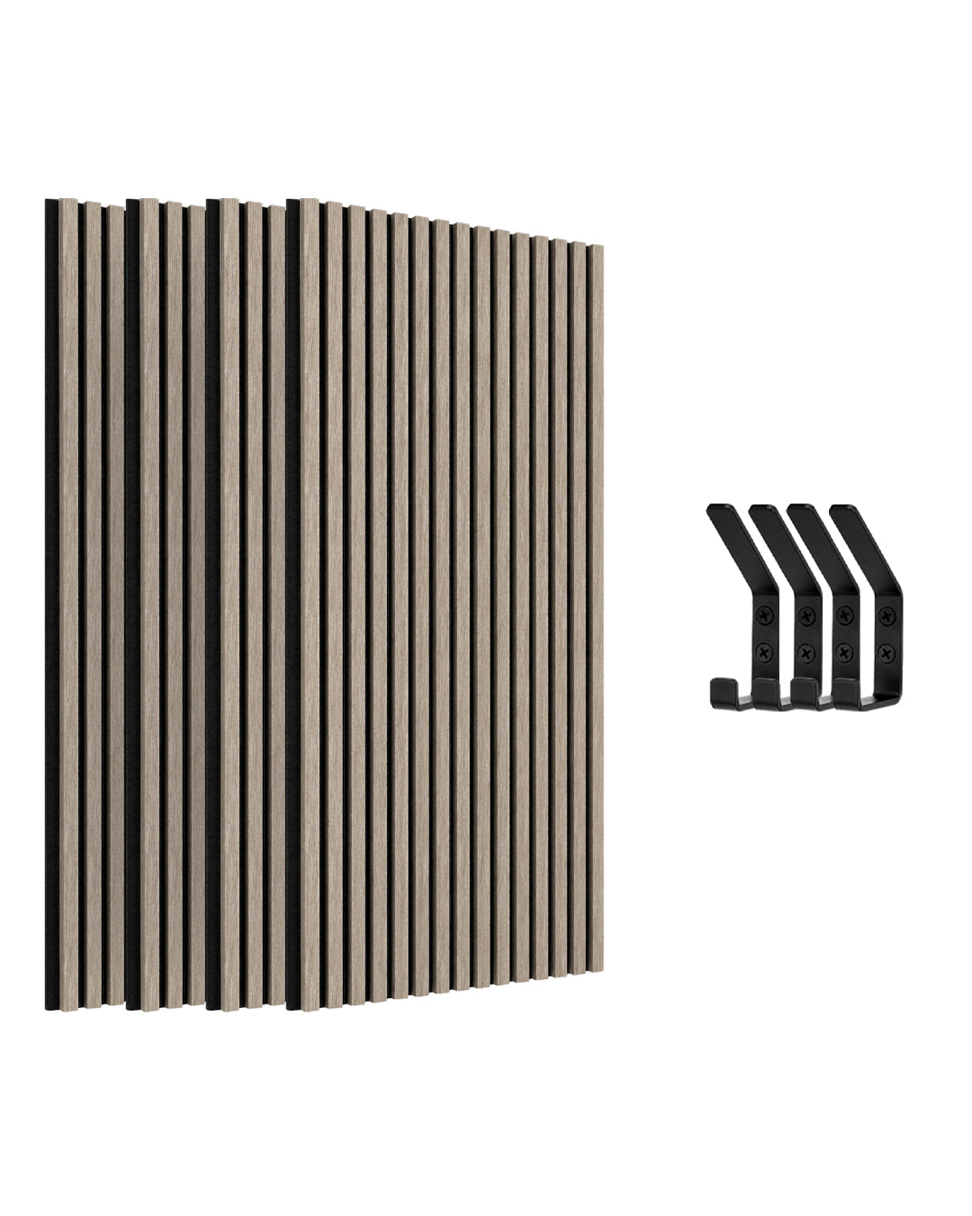 Akustik Panel Selbstklebend 60x120×2,1 cm | Holzoptik Light Oak 4er Set