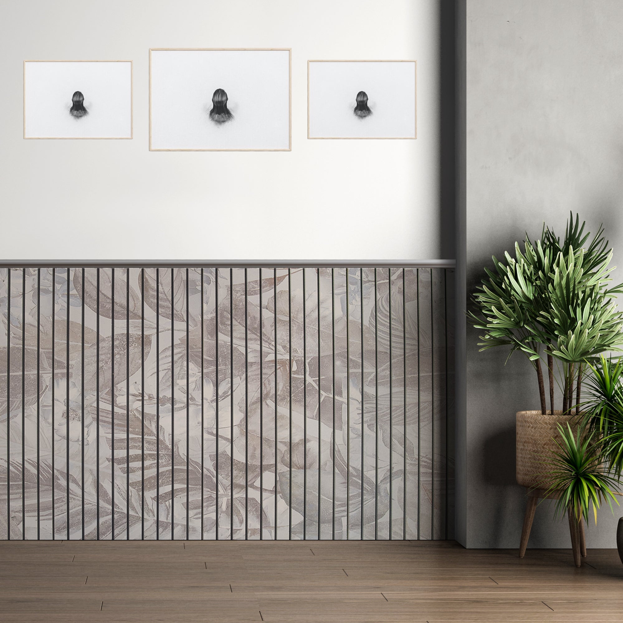 Holzleistenoptik-Paneele Artikel: Botanische Harmonie AP-72 Wandverkleidung