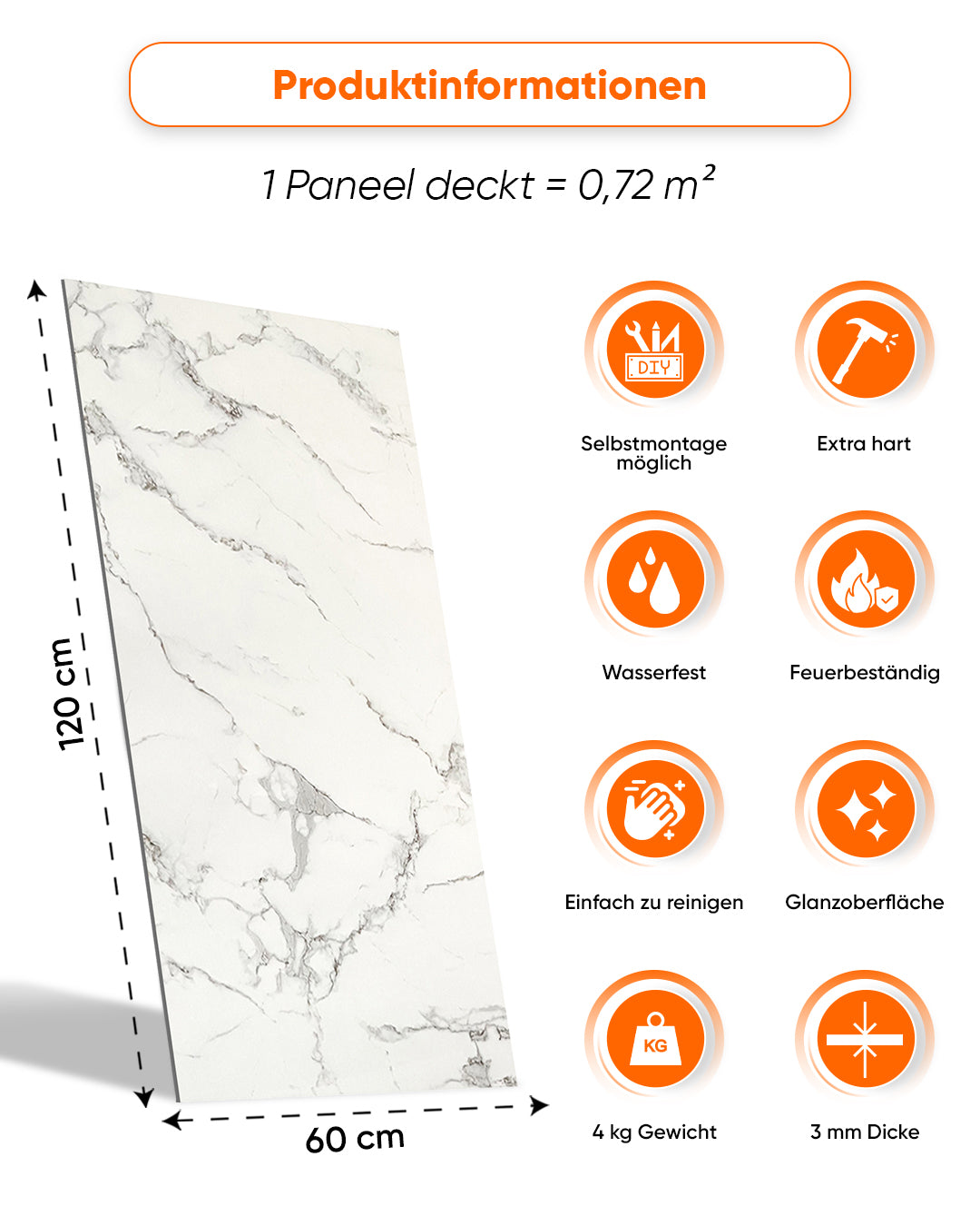 Marble look alternative to bathroom tiles/kitchen tiles Carrara