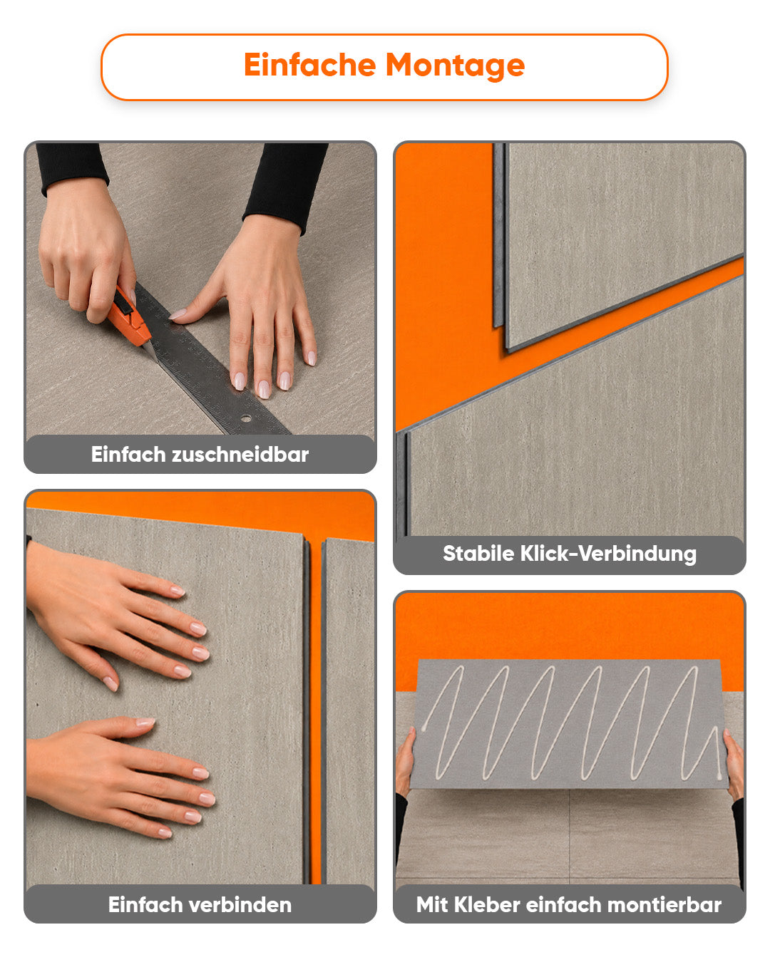 SPC Wandpaneel 60x120 cm | Wasserdichte Wandverkleidung | Pure Terrain