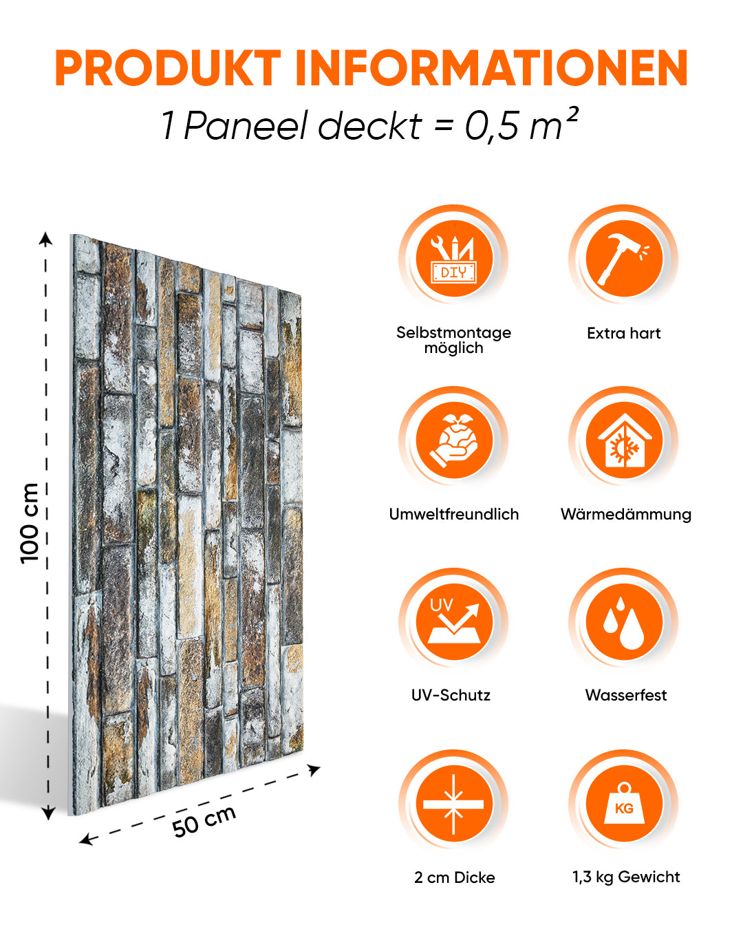 Mountain Touch Item: N-08 Dunne bakstenen gevelbekleding