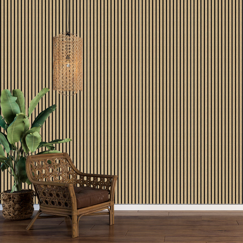 Natural Wood Acoustic Wall Panels