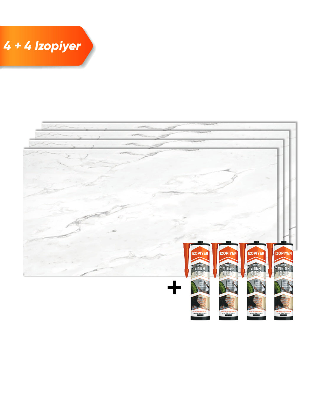 SPC Wandpaneel Weiß 60×120 cm – Oslo Weiß