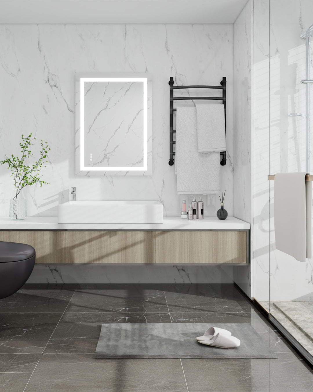 SPC Wandpaneel Weiß 60×120 cm – Oslo Weiß