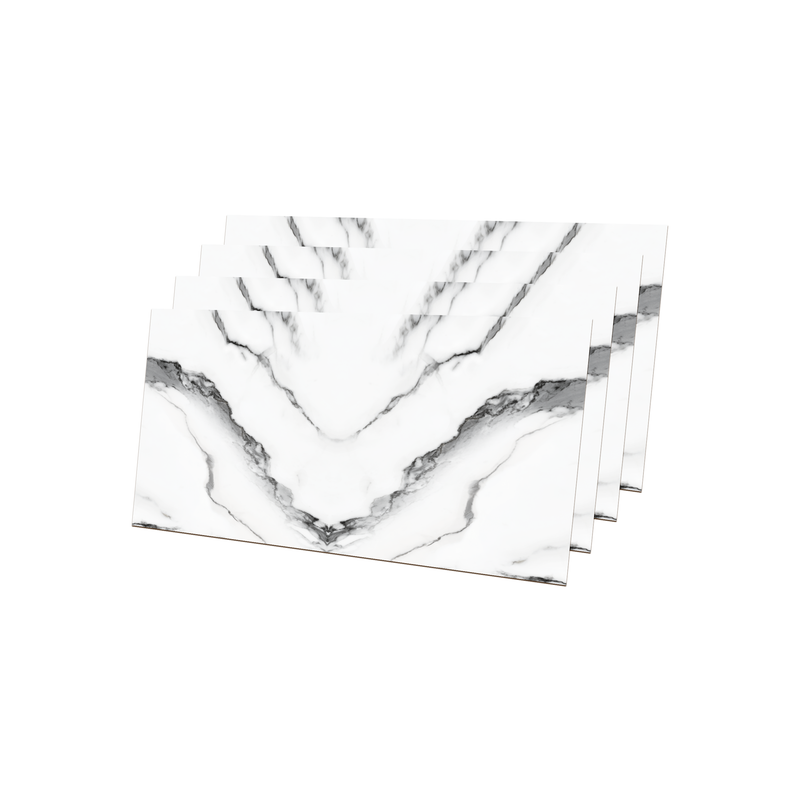 Marble-look alternative to bathroom tiles/Panda Strait V-08 244x122 cm