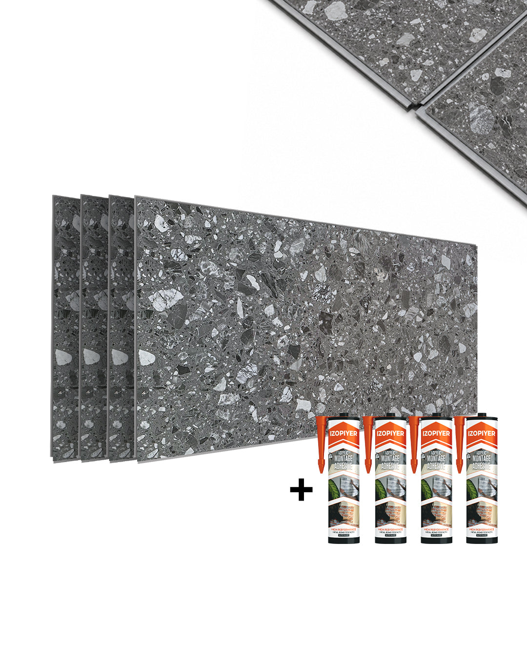 SPC Wandpaneel 60x120 cm | Wasserdichte Wandverkleidung | Pure Terrain