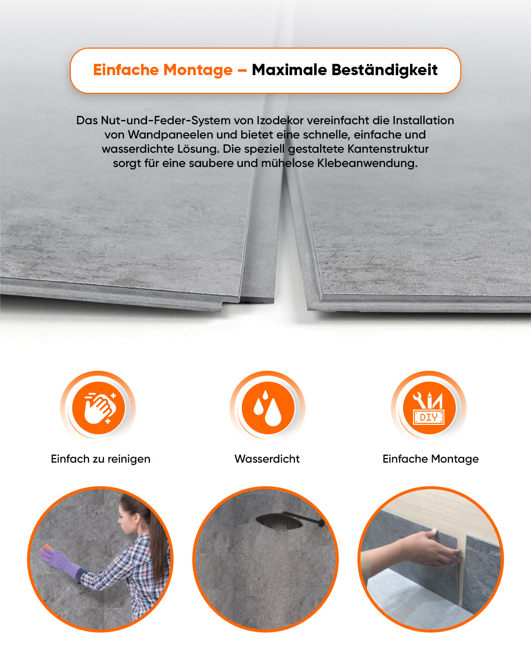 SPC Marmor Wandpaneel Weiß 60x120 cm – Carrara Marmor