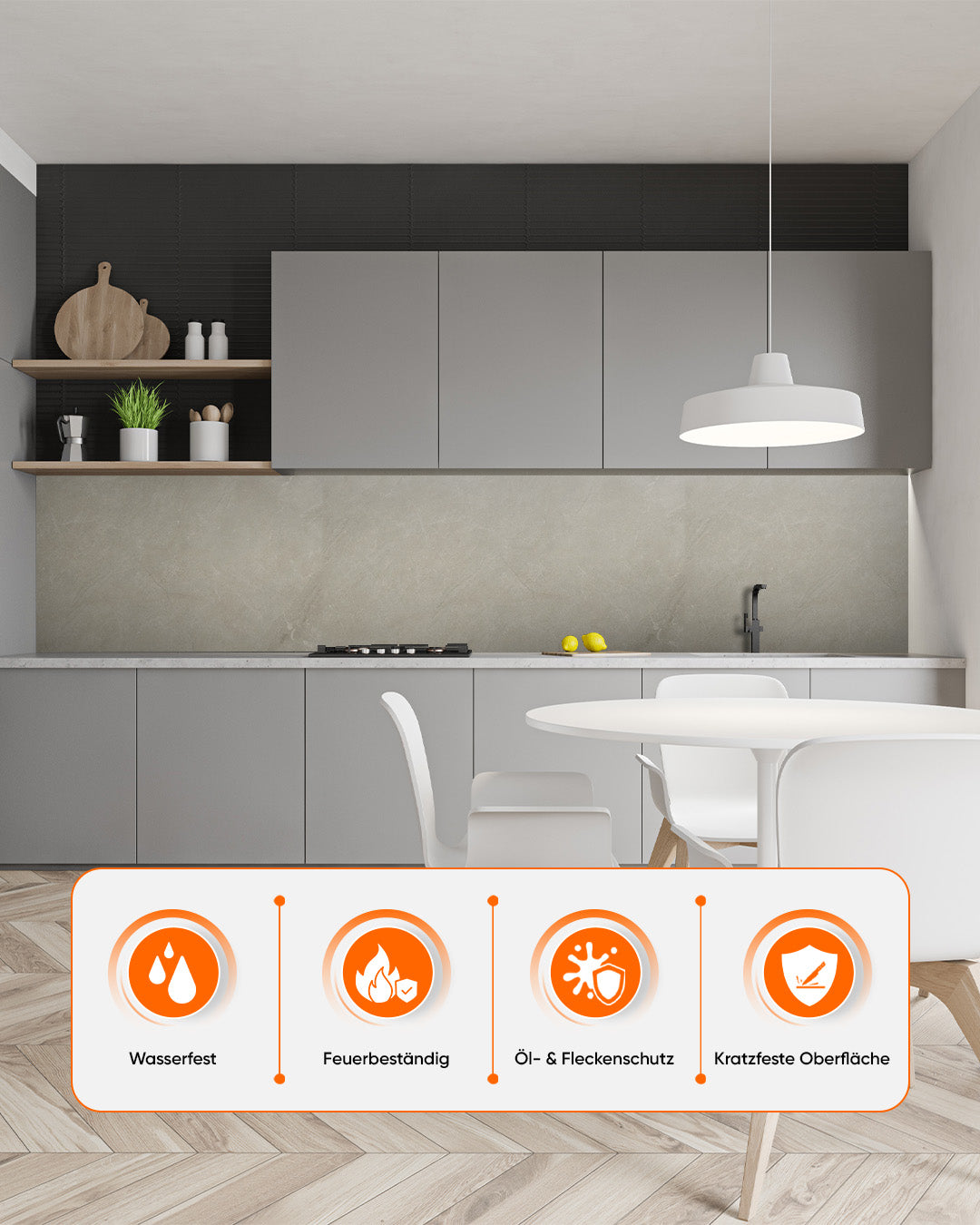 SPC Wandpaneel Grau 60x120 cm – Sandstein Beige