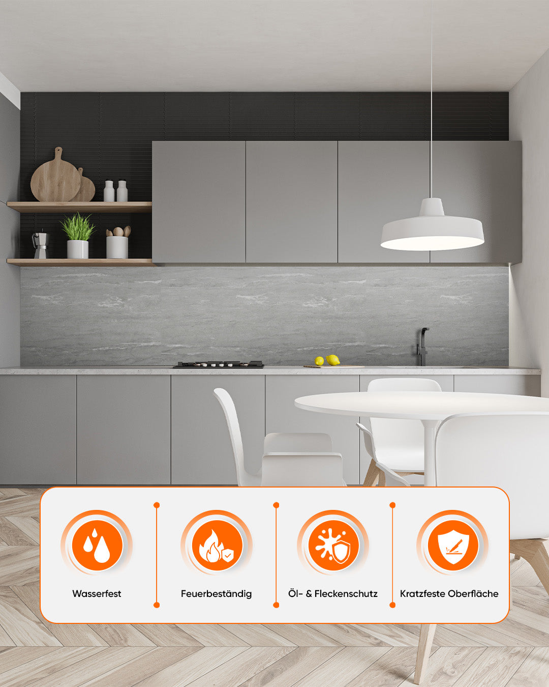 SPC Wandpaneel Grau 60x120 cm – Silberne Nebel