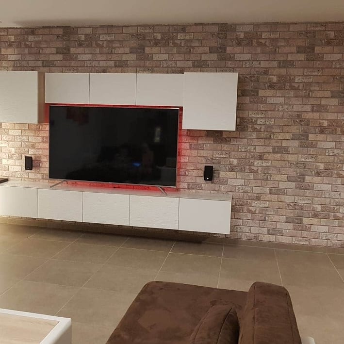 Beige Dream T-1902 3D Ziegelstein Paneele Wandverkleidung