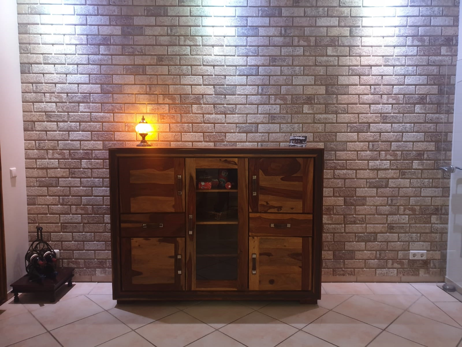 Beige Dream T-1902 3D Ziegelstein Paneele Wandverkleidung