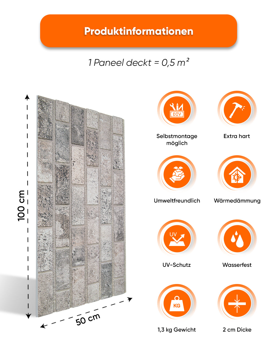 Beige Dream T-1902 – Ziegelsteinoptik Wandpaneele | 3D Wandpaneele aus Styropor