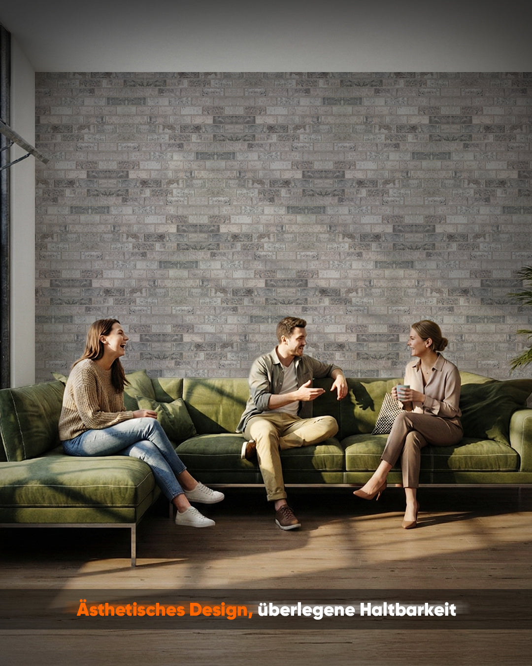 Beige dream T-1902 3D brick panels 