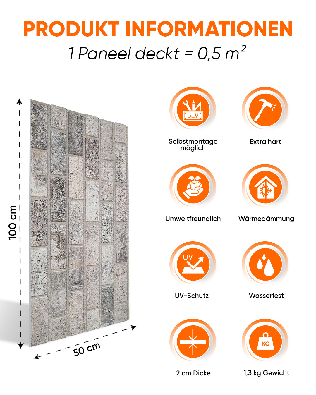 Beige Dream T-1902 3D Bakstenen Panelen Gevelbekleding