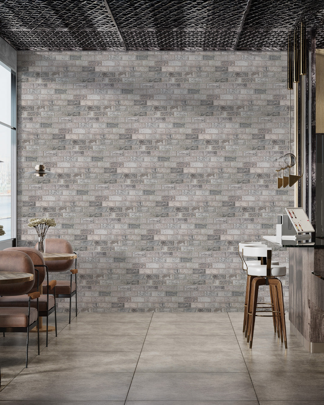 Beige Dream T-1902 3D Ziegelstein Paneele Wandverkleidung