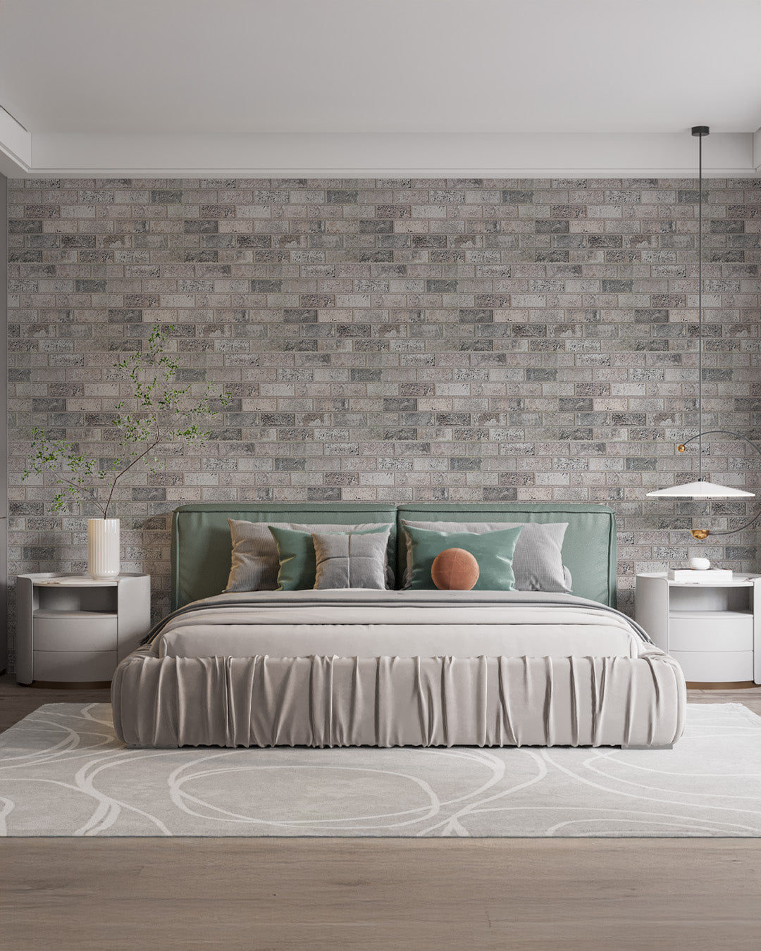 Beige Dream T-1902 3D Ziegelstein Paneele Wandverkleidung