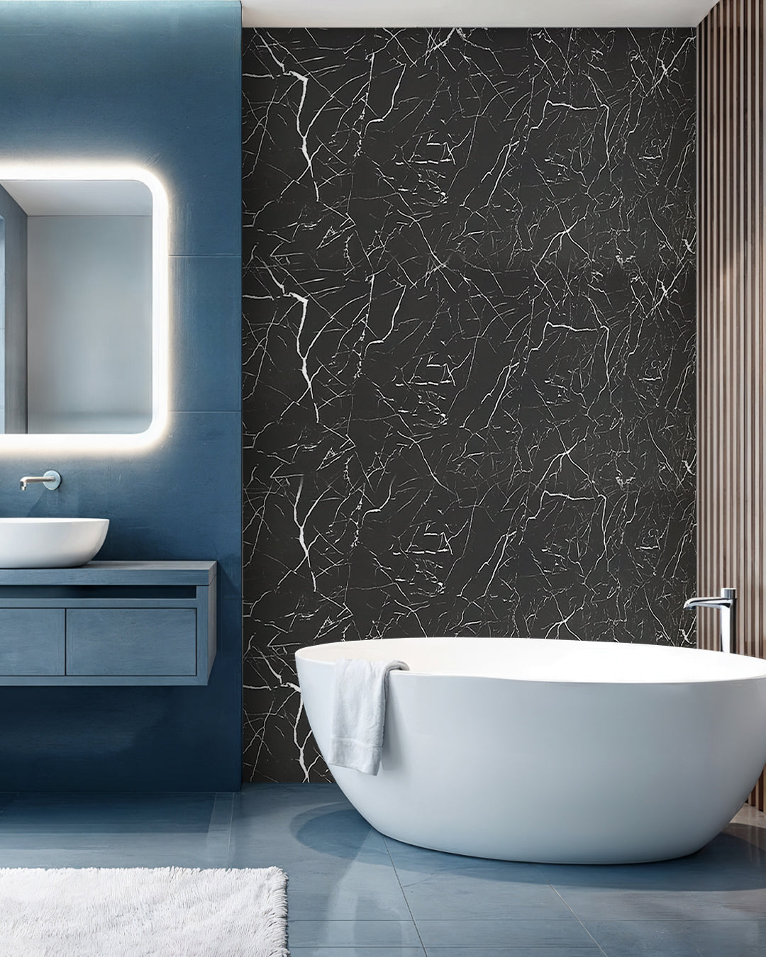 Marmoroptik Alternative zu Badfliese/Tidal Wave V-12