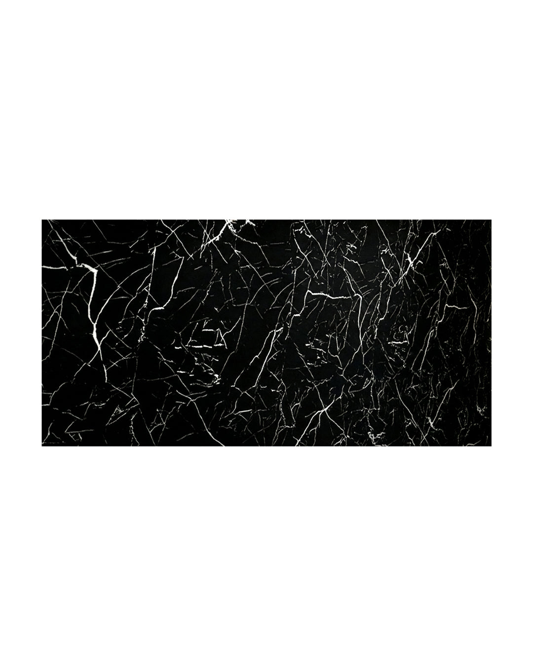 Wandpaneele Marmoroptik 122x244 cm in schwarzer Marmorstruktur, ideal für moderne Wandverkleidungen.