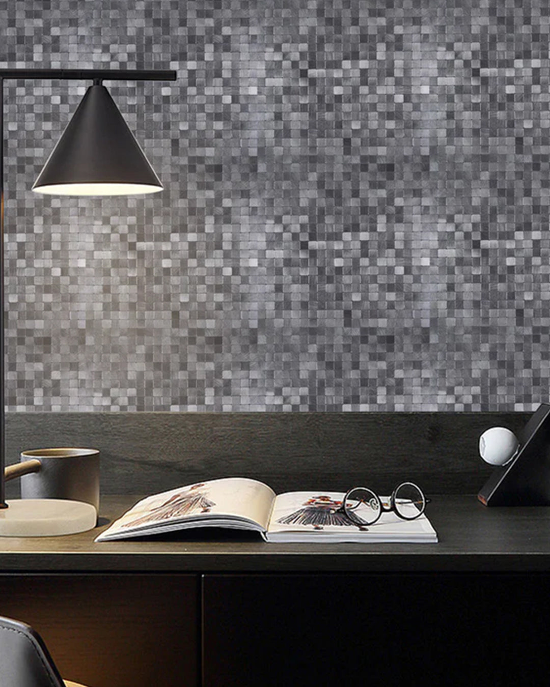 Mozaïek wandtegels, zelfklevende wandtegels | Grey Gate Mosaics WJK-856