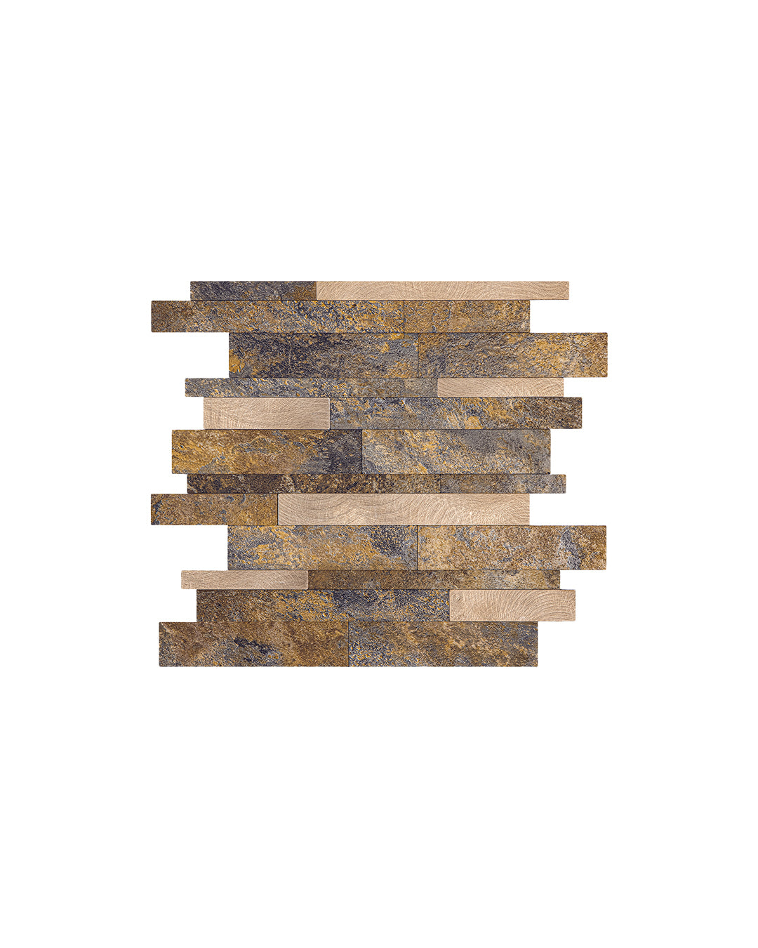 Mosaik-Wandfliesen, selbstklebende Wandfliesen | Nature Painting Mosaics WJS-3145
