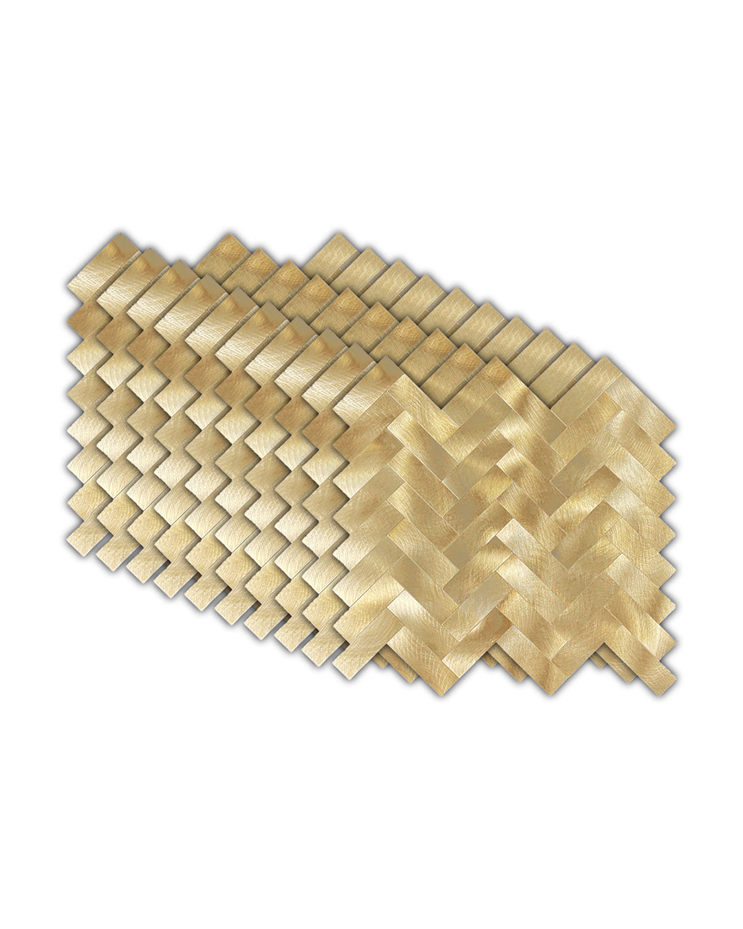 Mosaik-Wandfliesen, selbstklebende Wandfliesen | Golden Royal Mosaics WJS-476
