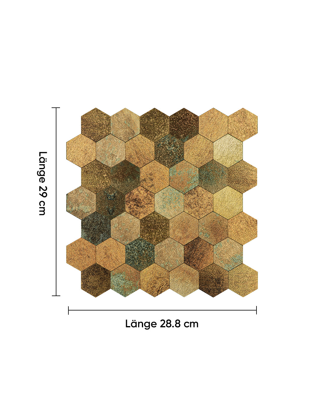 Mosaik-Wandfliesen, selbstklebende Wandfliesen | Colourful Mosaics WJY121