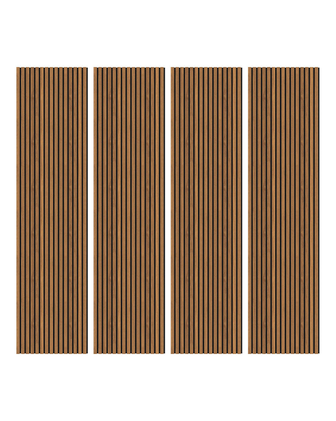 Akoestische wandpanelen van hout van Walnut