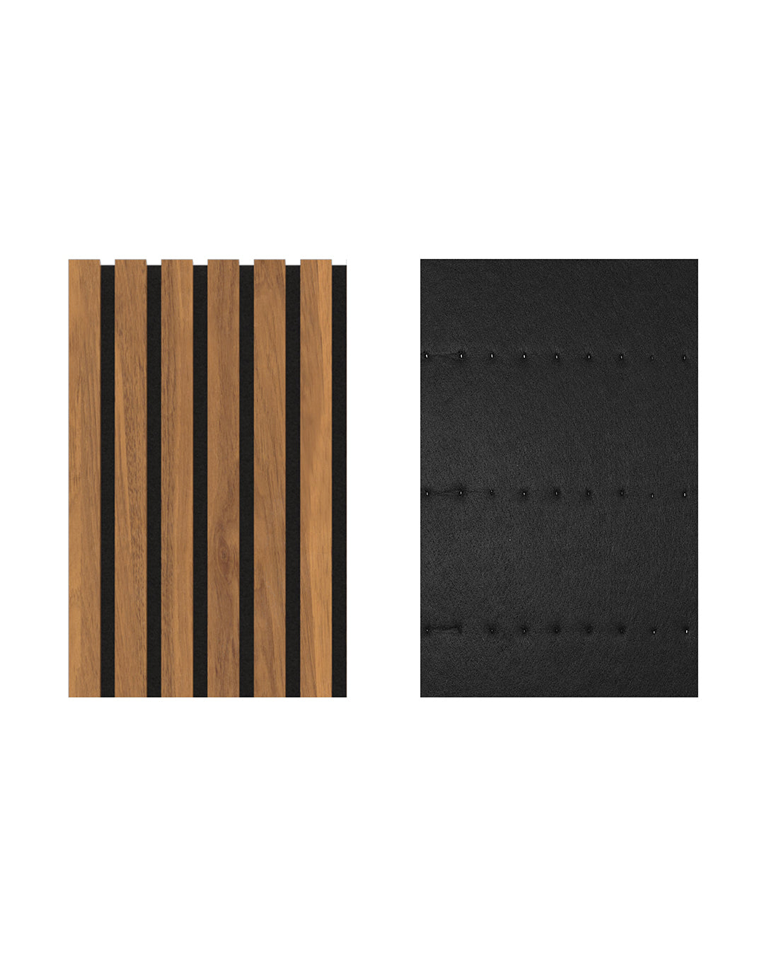 Akoestische wandpanelen van hout van Walnut