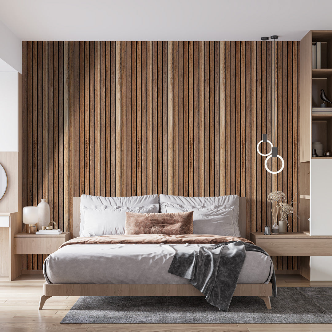 Holzleistenoptik-Paneele Artikel: Dark Wood AP-02 Wandverkleidung