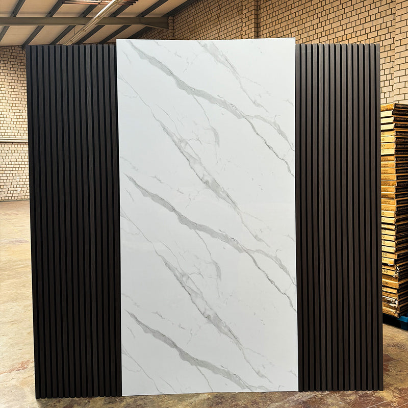 Marble Look Alternative Bathroom Tile/Kitchen Tile Ice Berg Grey 244x122 cm