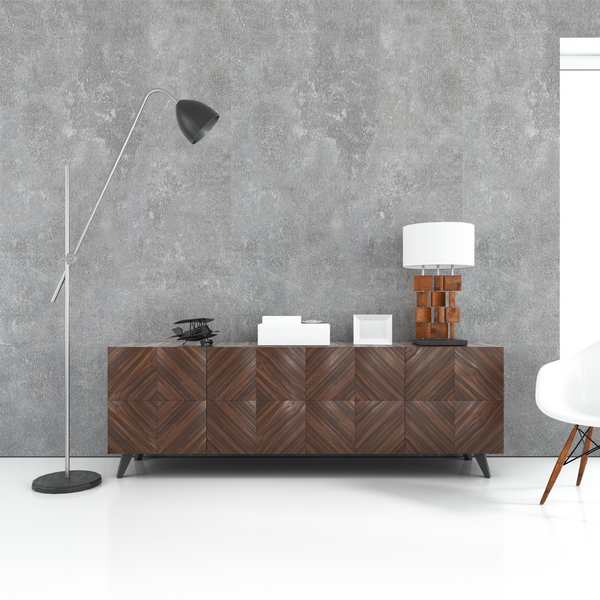 Concrete-look wall panels Alternative to bathroom tile/kitchen tile Moonwalk