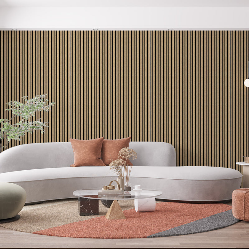 Natural Wood Acoustic Wall Panels