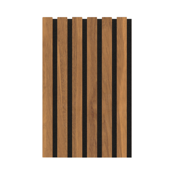 Musterprodukt 30 x 12,5 x 2,1 cm Wallnut-Akustikholz-Wandpaneele