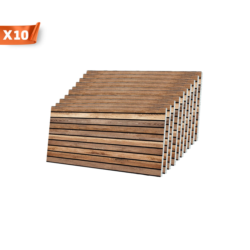 Wood Strip Look Panels Item: AP-02 Wall Cladding 