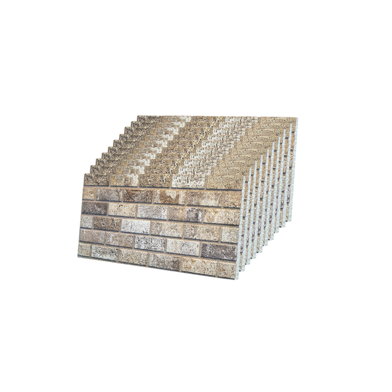 Beige dream T-1902 3D brick panels 