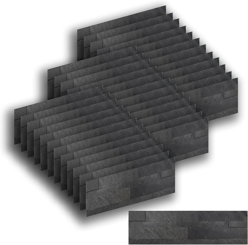 Black Stone thin slate / natural stone slab