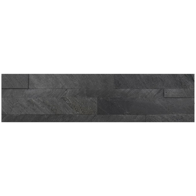 Natural Black Stone Wall Panels - izodekor3D Wall PanelNatural Black Stone Wall Panels